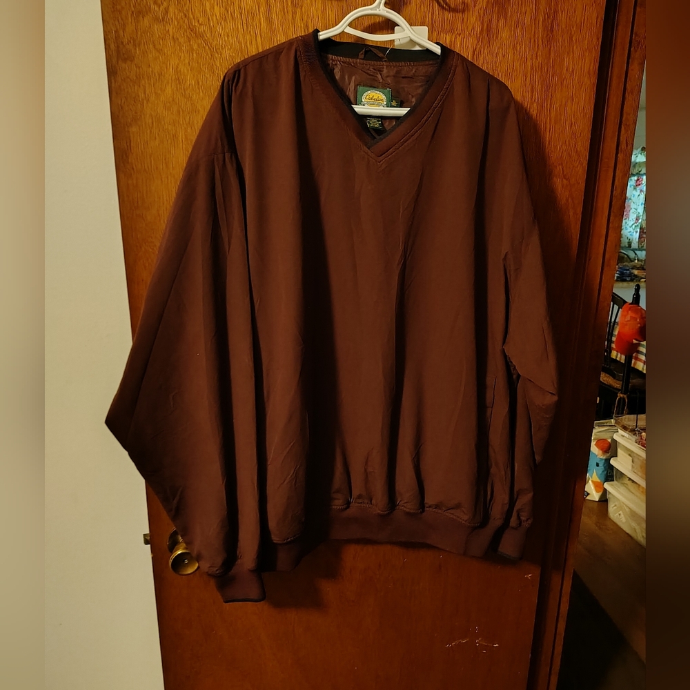 Cabela's Chocolate V-Neck Sweater